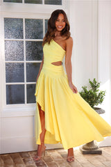 Private Island Time Maxi Dress Yellow