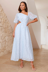 Luxe And Leisure Midi Dress Blue