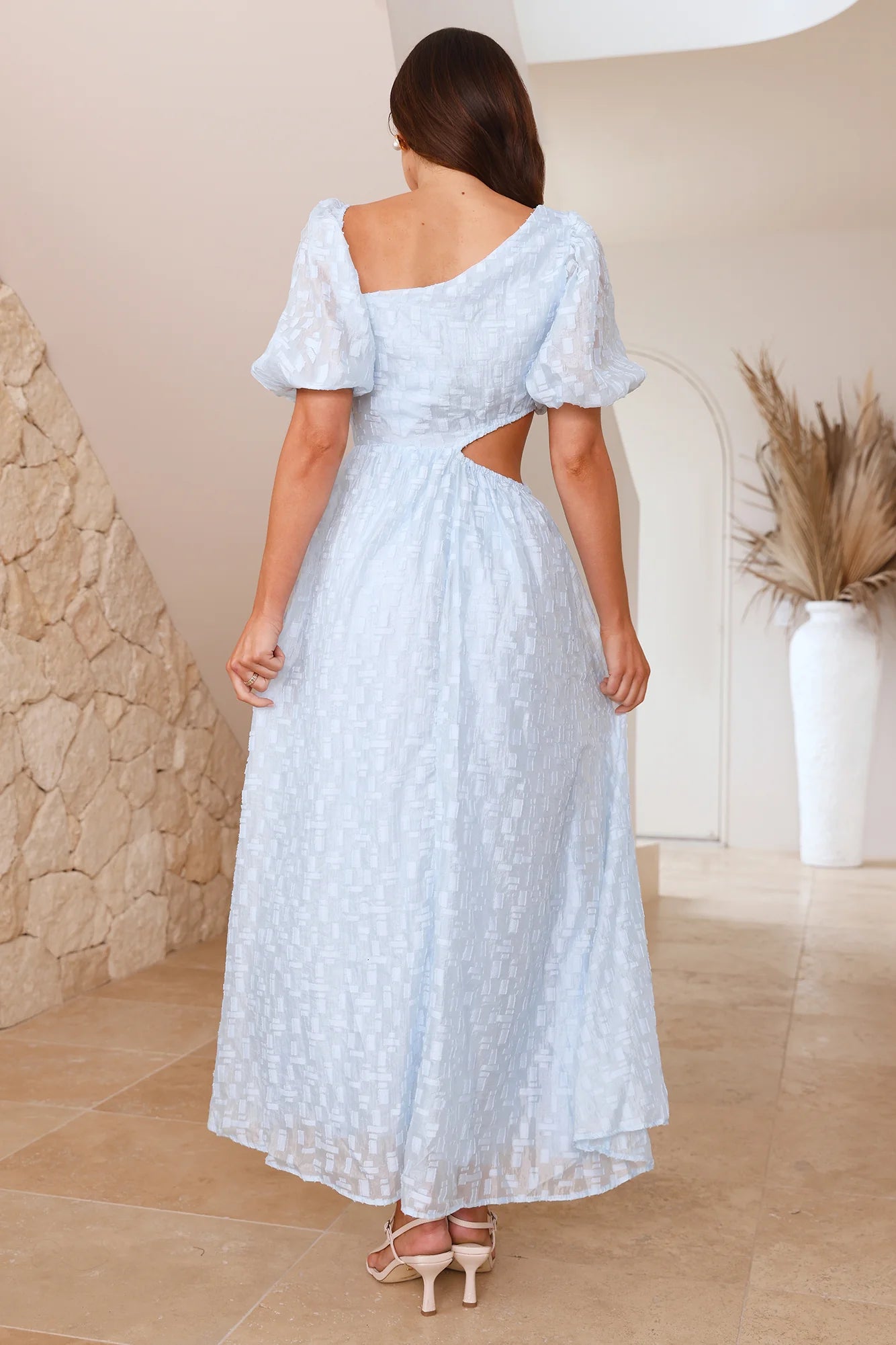 Luxe And Leisure Midi Dress Blue