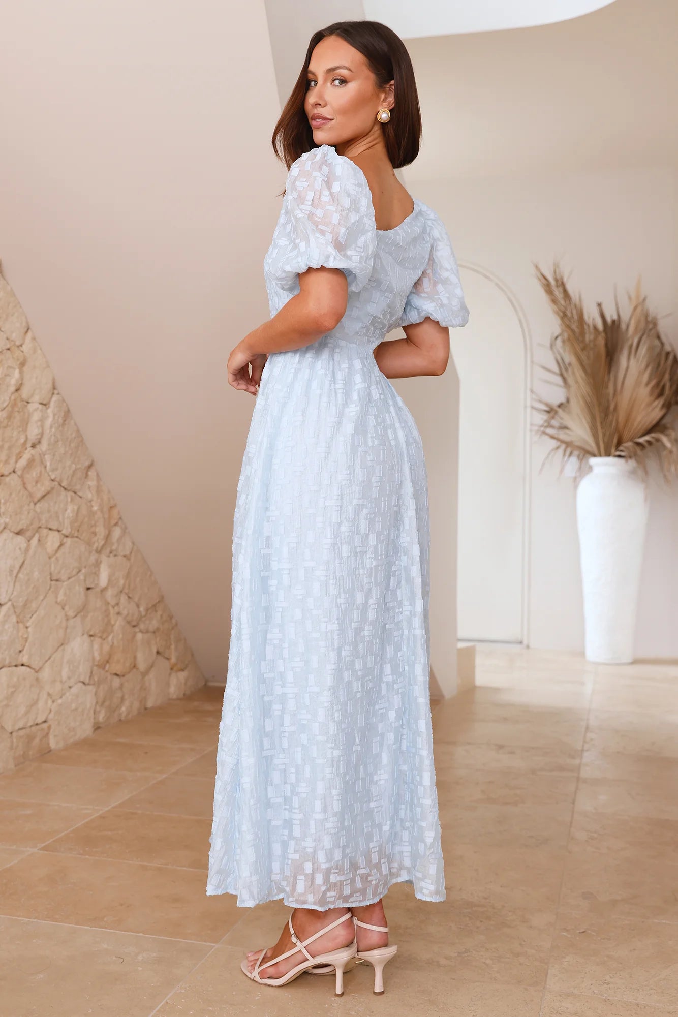 Luxe And Leisure Midi Dress Blue